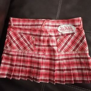 Vintage Von Dutch mini skirt